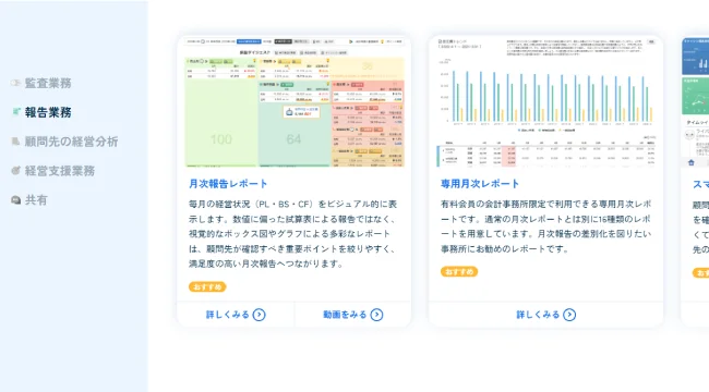 報告業務の機能